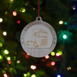 Kamionos karácsonyfadísz