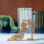 Lány tacskóval-Tacskós ajándék