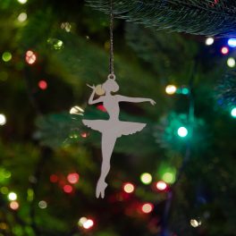 Balerinás Karácsonyfadísz