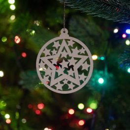 Csillagos Karácsonyfadísz