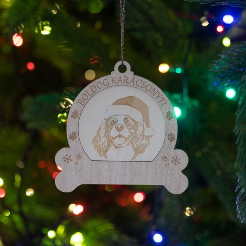  Kutyás karácsonyfadísz Cavalier King Charles spániel