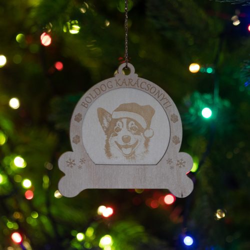  Kutyás karácsonyfadísz Corgi