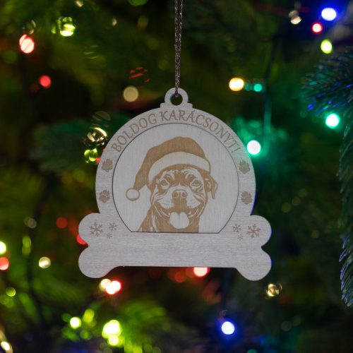  Kutyás karácsonyfadísz Pitbull terrier