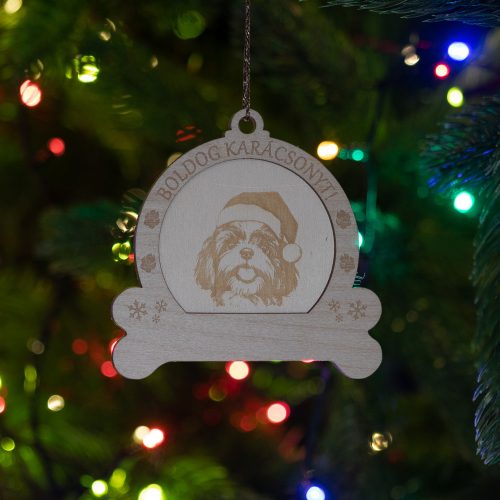  Kutyás karácsonyfadísz Shih Tzu